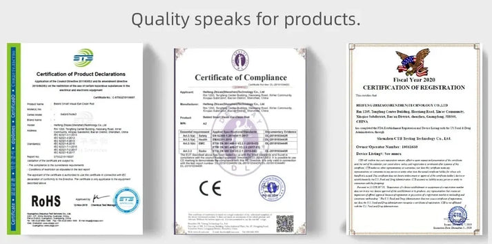 Product declaration and compliance certificates